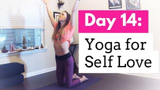 Self Love Yoga  Yoga for beginners  Day 1430 Day Challenge [upl. by Lirbij]