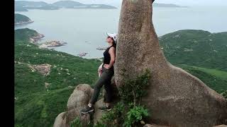 Hiking adventure at Lamma Island we found the amazing rock [upl. by Beale895]