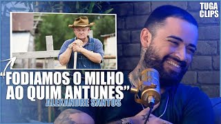 ALEXANDRE SANTOS CONTA HISTÓRIAS HILARIANTES DA SUA INFÂNCIA  CORTES DEVANEIOS  ALEXANDRE SANTOS [upl. by Francklyn]