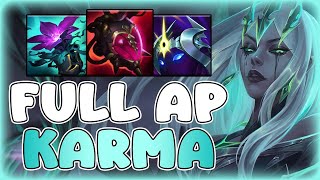 KARMA IS NOW A FULL AP MAGE  Karma Guide S14  League Of Legends [upl. by Sallee]