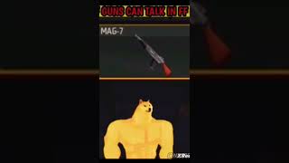 If guns can talk in free fire 😂Ghost rdx yt [upl. by Tesler]