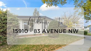 Welcome to 15910 83 Ave NW [upl. by Brebner]