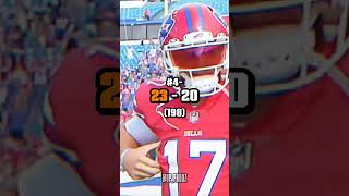 Most common NFL final scores nfl football edit fyp viral shorts America sports [upl. by Euqinom]