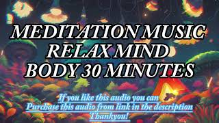 🧘🧘‍♀️🌌 MEDITATION MUSIC RELAX MIND BODY 30 MINUTES [upl. by Ecnerrot]