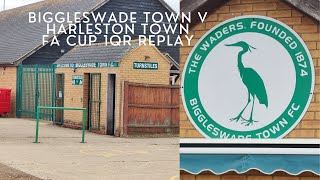 Biggleswade Town v Harleston Town FA Cup 1st Qualifying round replay facupreplay [upl. by Lek]