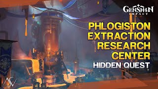 Phlogiston Extraction Research Center Puzzle Guide  Hidden Quest  Genshin Impact [upl. by Mollie]