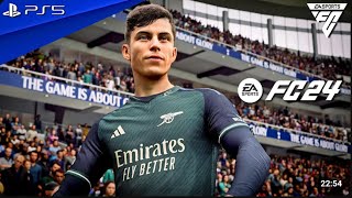 FC 24  Tottenham vs Arsenal  Premier League 2324 Full Match  PS5™ 4K60 [upl. by Anirtep603]