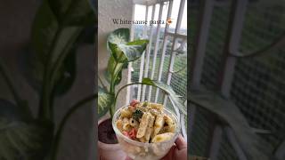 Feeling saucy with this pasta dish shortsfeed whitesaucepasta viralvideo trending italianfood [upl. by Aineval]