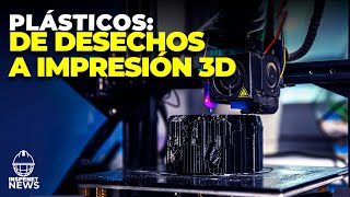 Del Basurero a la Impresora Primera MICROfactoría que transforma plástico reciclado en filamento 3D [upl. by Ynnavoig265]