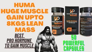 Huma peptide Huge muscle pro hormone Review  huma huge muscle results side effects benefits [upl. by Knut730]