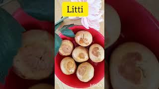 Litti Recipe cooked in air fryer Bihar ki authentic recipe Litti  Air Fryer litti Sattu litti [upl. by Siva]