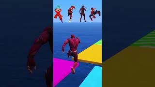 GTA V Who is the Best Superhero 🤩😆🎉️ Epi 72 shorts gta5 gaming viral [upl. by Leamse671]