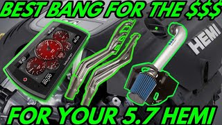 BEST THREE EASY DIY PERFORMANCE MODS FOR YOUR 57 HEMI [upl. by Suaeddaht]