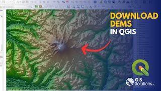 QGIS Download Dem directly from OpenTopographyorg [upl. by Ahsam]