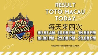 LIVE TOTO MACAU HARI INI 06 NOVEMBER 2024 [upl. by Tillinger258]