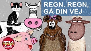 Regn regn gå din vej  Danske børnesange MIX [upl. by Ayaros]