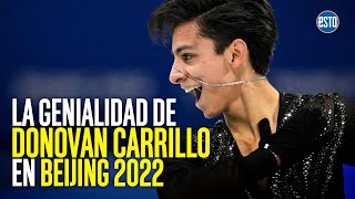 Donovan Carrillo voló alto en Beijing 2022 en patinaje artístico sobre hielo [upl. by Ivers]