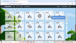 typing club practice typing skills Online [upl. by Ayrad]