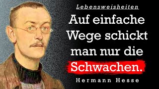 Hermann Hesse Die besten Zitate Sinn Sprüche Lebensweisheiten und Aphorismen [upl. by Etz]