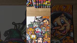 Halloween Cartoon Characters l Part42 shorts kungfupanda halloween [upl. by Farhi510]