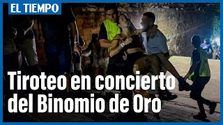 Tiroteo en concierto del Binomio de oro en Paraguay deja 2 muertos  El Tiempo [upl. by Sneed]