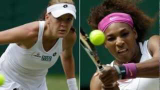 Wimbledon 2012 Ladies Final Serena Williams VS Agnieszka Radwanska [upl. by Gertrude826]