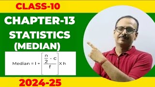 Statistics  Chapter 13  MEDIAN  INTRODUCTION202425  Class 10 [upl. by Eiuqcaj]