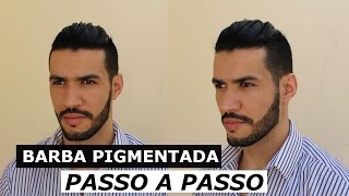 Como Fazer Pigmentação na Barba Com Bigen Passo a Passo [upl. by Spring]