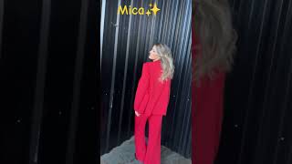 MICA VICICONTE ✨ LOOK red rojo micaviciconte shorts look outfit [upl. by Strage]