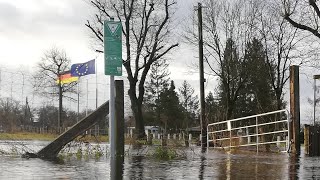 Hochwasser in Winsen Aller  Niedersachsen  Deutschland [upl. by Alleoj]