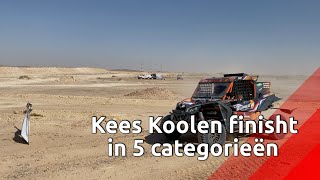 Kees Koolen bij finish Dakar Rally vijf uit vijf [upl. by Pickens809]