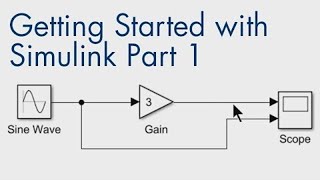 Getting Started with Simulink Part 1 How to Build and Simulate a Simple Simulink Model [upl. by Anerda]