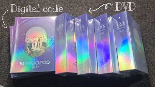 BTS Sowoozoo DVD and Digital Code Unboxing [upl. by Ovatsug919]