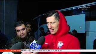 Gruzja Polska 04 Robert Lewandowski quotChcieliśmy iść za ciosemquot [upl. by Rasaec327]