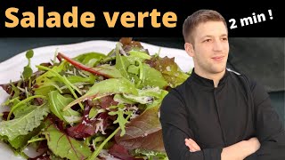 Faire une bonne SALADE VERTE en 2 min [upl. by Ffej342]