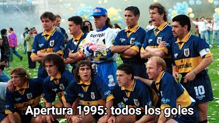 Todos los goles de Boca en el Torneo Apertura 1995 [upl. by Fiann713]