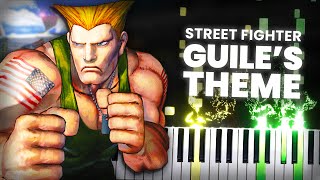 Guiles Theme  Street Fighter  Piano Arrangement [upl. by Harmony]