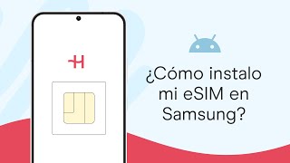 Guía para activar y configurar la eSIM para Samsung  Holafly [upl. by Ahsem]