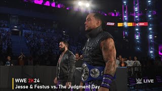 WWE 2K24  Jesse amp Festus vs The Judgment Day [upl. by Marcel]