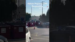 Halton Regional EMS Responding In Milton Ontario 🇨🇦 [upl. by Tager]