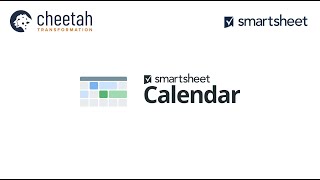 Smartsheet Premium Application Overview  Calendar App [upl. by Dwan]