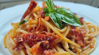 PASTA AL POMODORO INVERNALE  RICETTA SEMPLICE FACILE E VELOCE🍅 [upl. by Muller]