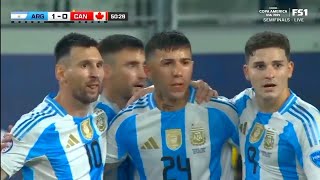 Argentina Vs Canada20  Copa America 2024  Semi Final Highlights [upl. by Calvano341]