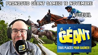 🔴🏇Pronostic Géant GenybetTurf Samedi 16 Novembre 2024 R1 AUTEUIL🔴🏇 [upl. by Dore]