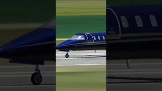 Business jet plane landing 🛬plane aviation landing shorts subscribe [upl. by Elimac398]