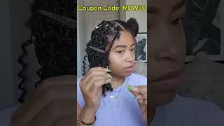 🦋Quick  Easy Boho Butterfly Locs Hairstyle No Crochet｜Natural Hairstyle Tutorial mybraidedwig [upl. by Elcin]