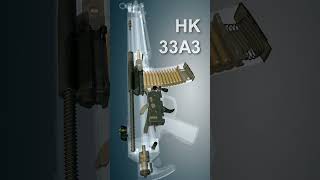 Heckler amp Koch HK33A3 Assault rifle shorts [upl. by Goodson346]