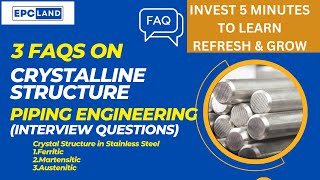 Understanding Stainless Steel Ferritic Martensitic and Austenitic Types Explained FAQs [upl. by Dnaletak783]