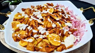 Shawarma Fatteh  Middle Eastern Shawarma Fatteh Recipe [upl. by Concettina]