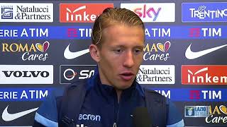 Lanalisi di Lucas Leiva nel post partita di RomaLazio [upl. by Katinka329]